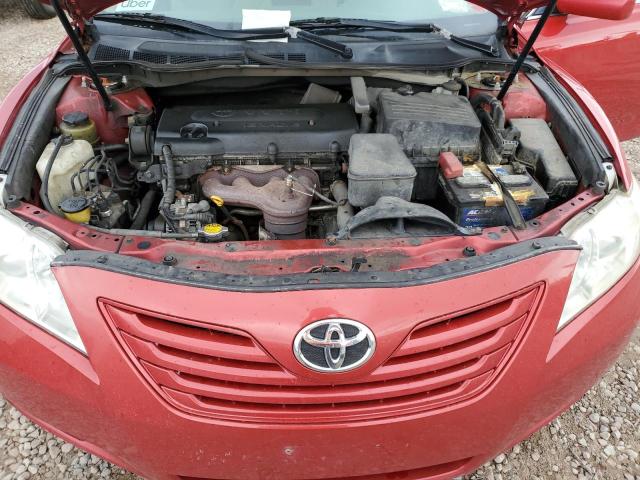 4T1BE46K17U179870 - 2007 TOYOTA CAMERY CE RED photo 11