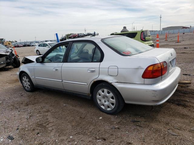 2HGEJ6615YH530253 - 2000 HONDA CIVIC BASE 银色 照片 2