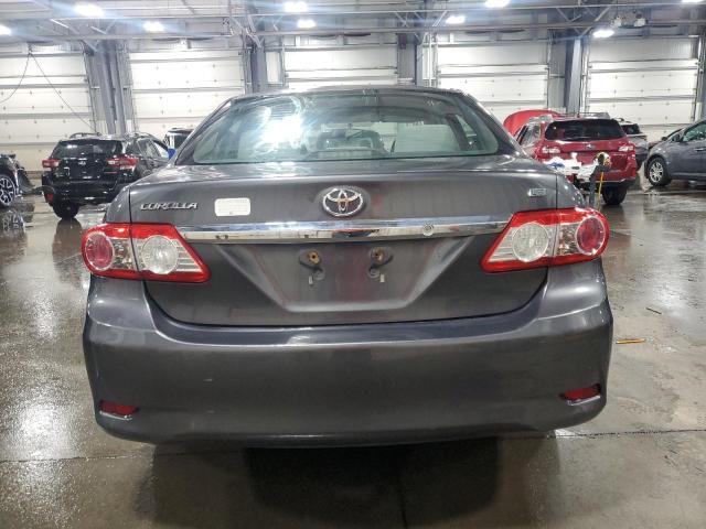 5YFBU4EE3CP049910 - 2012 TOYOTA COROLLA BASE GRAY photo 6