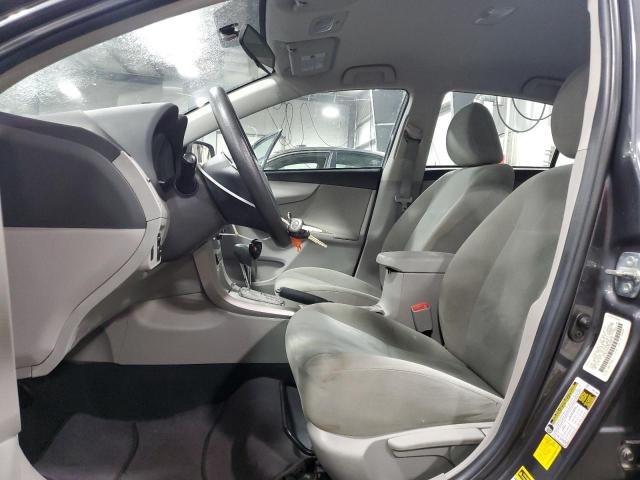 5YFBU4EE3CP049910 - 2012 TOYOTA COROLLA BASE GRAY photo 7