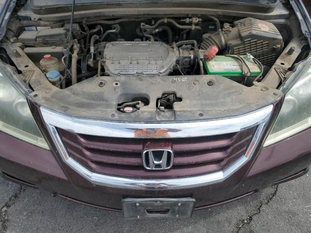 5FNRL38408B111703 - 2008 HONDA ODYSSEY EX MAROON photo 12