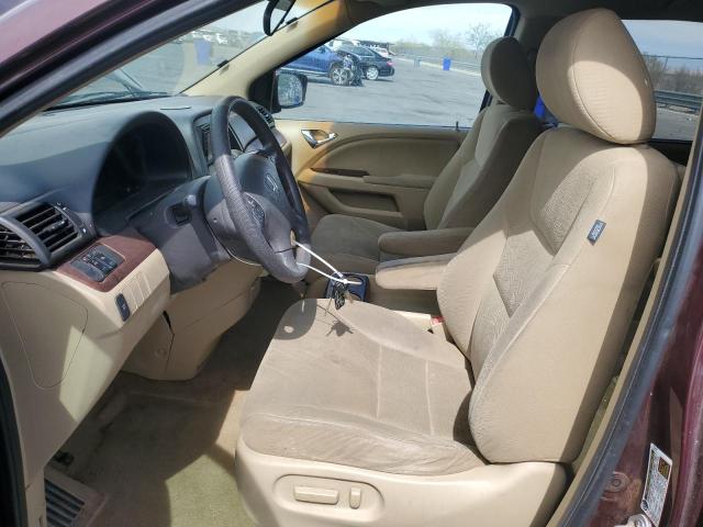 5FNRL38408B111703 - 2008 HONDA ODYSSEY EX MAROON photo 7