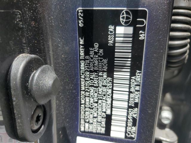 NMTKHMBX2MR128759 - 2021 TOYOTA C-HR XLE 灰色 照片 12