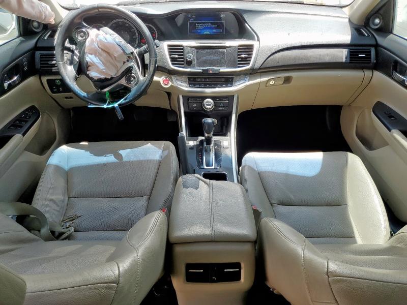 1HGCR2F87FA049101 - 2015 HONDA ACCORD EXL WHITE photo 8