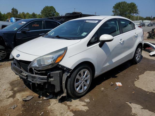 KNADM4A34G6603933 - 2016 KIA RIO LX WHITE photo 1