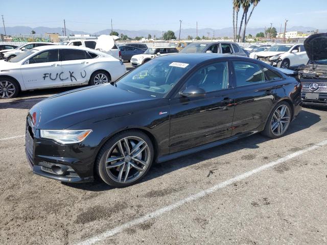 WAUHGAFC5GN120697 - 2016 AUDI A6 PRESTIGE შავი ფოტო 1