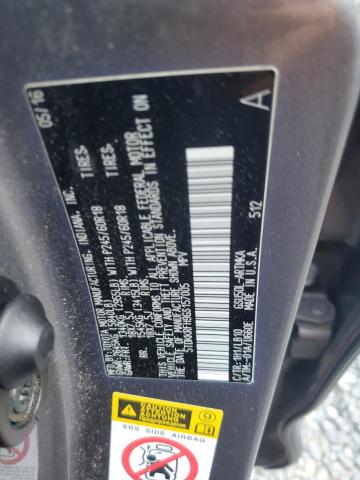 5TDKKRFH9GS157005 - 2016 TOYOTA HIGHLANDER XLE GRAY photo 12