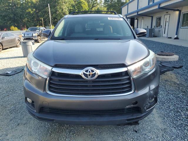 5TDKKRFH9GS157005 - 2016 TOYOTA HIGHLANDER XLE GRAY photo 5
