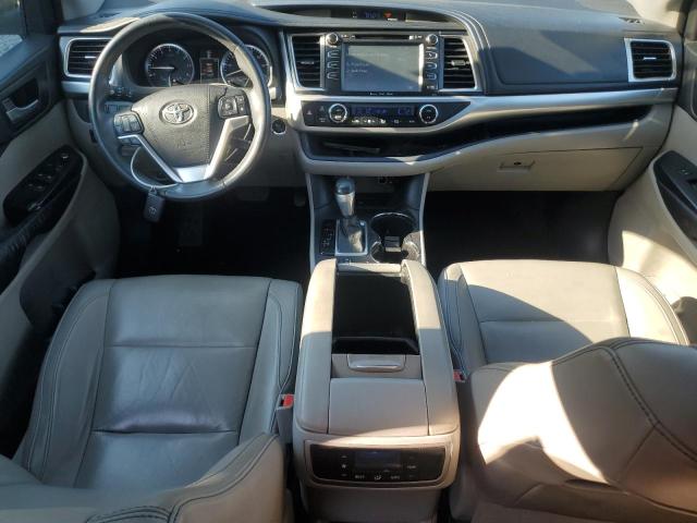 5TDKKRFH9GS157005 - 2016 TOYOTA HIGHLANDER XLE GRAY photo 8