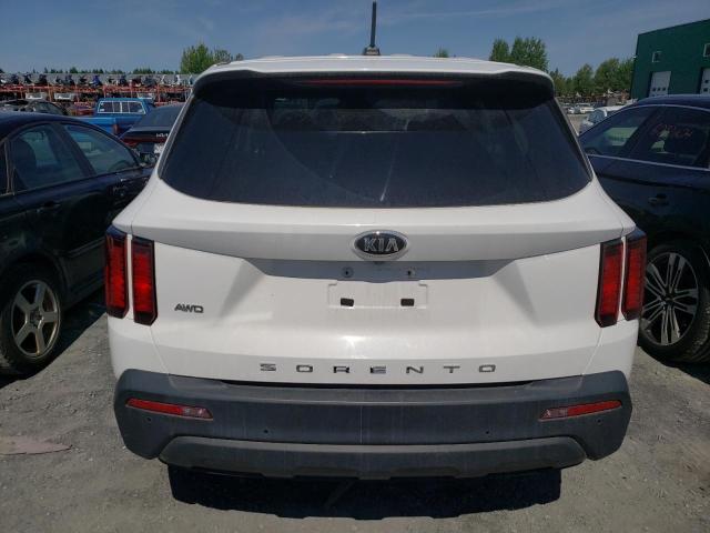 5XYRGDLC6MG005543 - 2021 KIA SORENTO LX WHITE photo 6