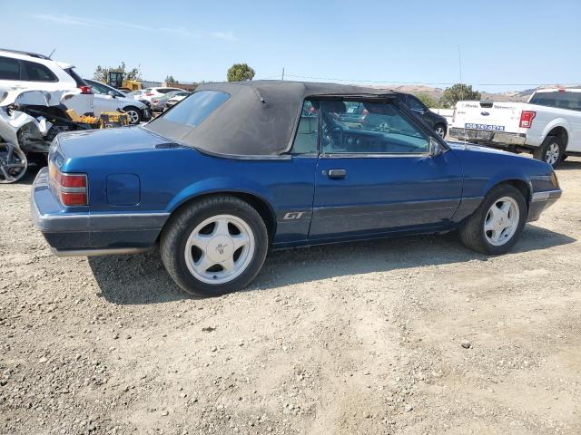 1FABP27M6FF221641 - 1985 FORD MUSTANG LX BLUE photo 3