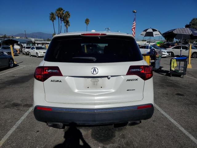 2HNYD2H23BH526947 - 2011 ACURA MDX WHITE photo 6