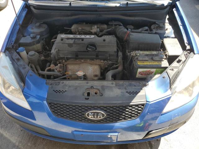 KNADE223596482669 - 2009 KIA RIO BASE BLUE photo 11