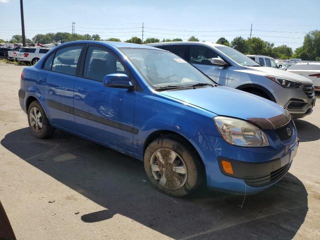 KNADE223596482669 - 2009 KIA RIO BASE BLUE photo 4