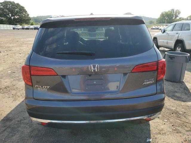 5FNYF6H06HB015799 - 2017 HONDA PILOT ELITE GRAY photo 6