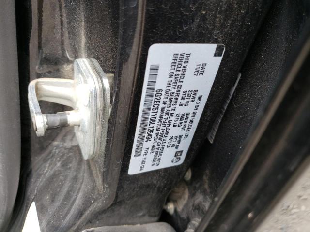 6G2EC57Y08L126494 - 2008 PONTIAC G8 GT BLACK photo 12