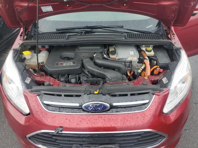 1FADP5EU9HL105027 - 2017 FORD C-MAX SE BURGUNDY photo 11