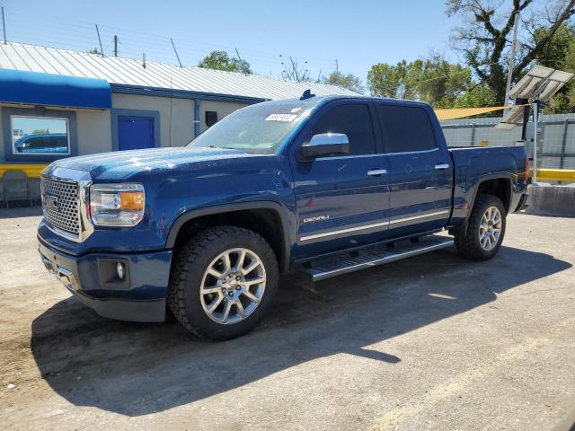 3GTU2WEC4FG336661 - 2015 GMC SIERRA K1500 DENALI BLUE photo 1