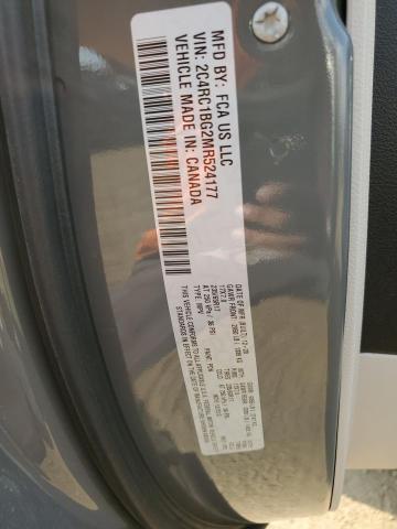 2C4RC1BG2MR524177 - 2021 CHRYSLER PACIFICA TOURING L 灰色 照片 13