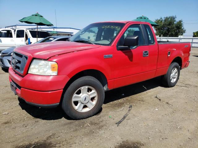 1FTRF12WX5NA78213 - 2005 FORD F150 RED photo 1