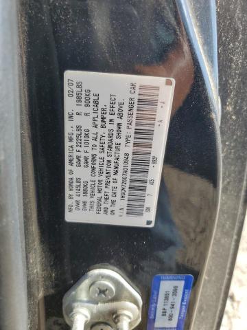 1HGCM72607A010948 - 2007 HONDA ACCORD EX BLACK photo 12