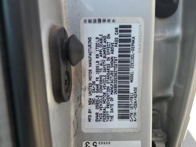 1NXBR32E56Z702787 - 2006 TOYOTA COROLLA CE SILVER photo 12