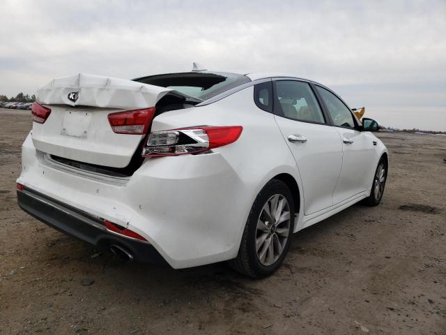 5XXGT4L31JG268445 - 2018 KIA OPTIMA LX WHITE photo 4