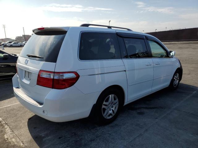 5FNRL38447B036731 - 2007 HONDA ODYSSEY EX WHITE photo 3