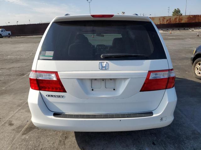 5FNRL38447B036731 - 2007 HONDA ODYSSEY EX WHITE photo 6