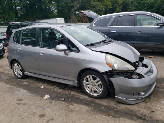 JHMGD38647S053147 - 2007 HONDA FIT S 灰色 照片 4