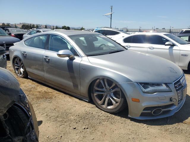 WAU32BFC8DN109137 - 2013 AUDI S7 PRESTIGE SILVER photo 4
