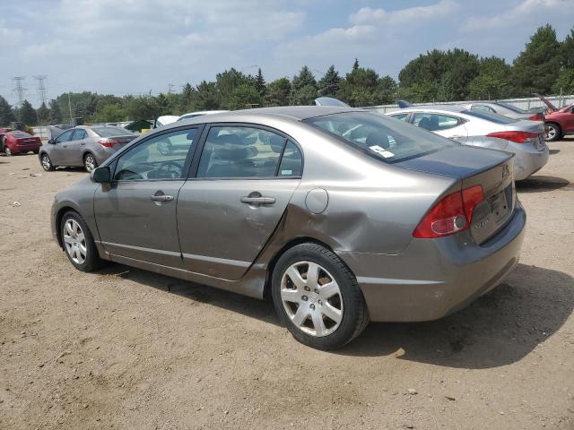 1HGFA16577L089849 - 2007 HONDA CIVIC LX GRAY photo 2