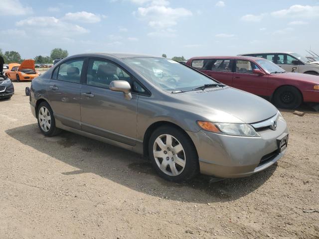 1HGFA16577L089849 - 2007 HONDA CIVIC LX GRAY photo 4