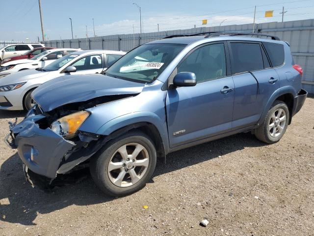 JTMYF4DV0A5029906 - 2010 TOYOTA RAV4 LIMITED BLUE photo 1