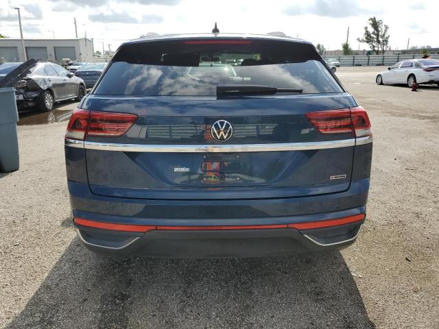 1V2GC2CA9LC203783 - 2020 VOLKSWAGEN ATLAS CROS S BLUE photo 6