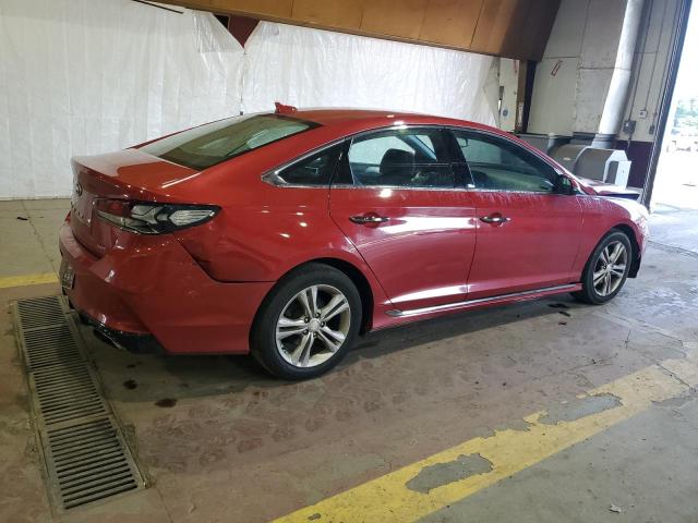 5NPE34AF4KH729566 - 2019 HYUNDAI SONATA LIMITED أحمر صورة 3