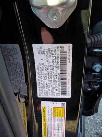2HGFE2F57NH570365 - 2022 HONDA CIVIC SPORT 黑色 照片 10