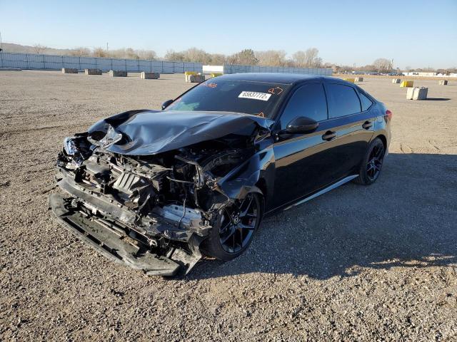 2HGFE2F57NH570365 - 2022 HONDA CIVIC SPORT 黑色 照片 2