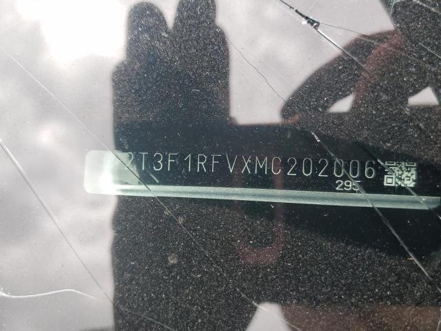 2T3F1RFVXMC202006 - 2021 TOYOTA RAV4 LE SILVER photo 12