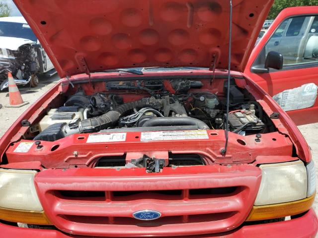 1FTYR10C8XPA51000 - 1999 FORD RANGER RED photo 11