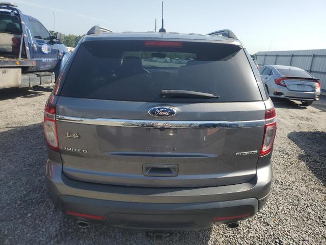 1FM5K7F85EGB26600 - 2014 FORD EXPLORER LIMITED GRAY photo 6