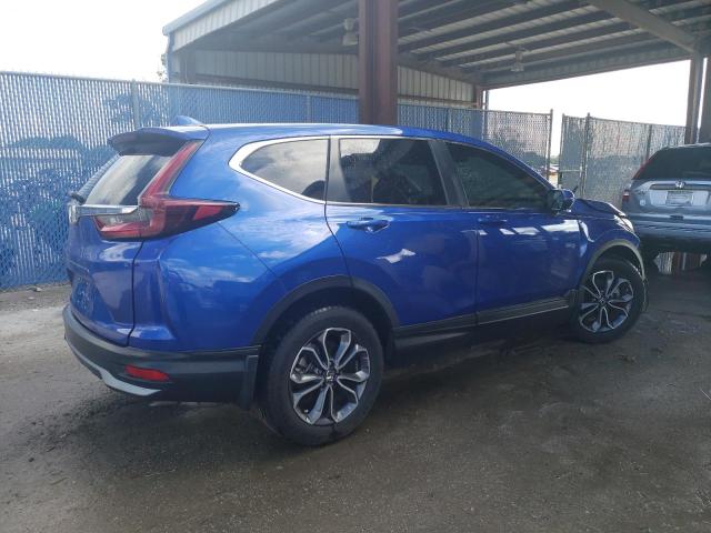 7FARW1H82LE000436 - 2020 HONDA CR-V EXL BLUE photo 3