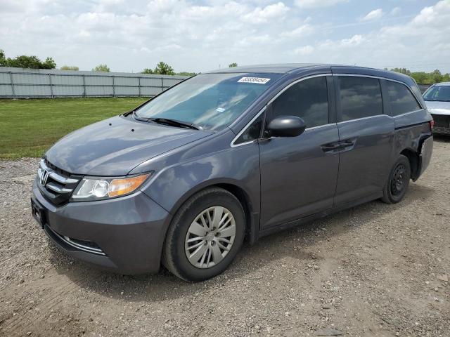 5FNRL5H24GB073790 - 2016 HONDA ODYSSEY LX GRAY photo 1