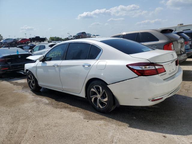 1HGCR2F38GA055608 - 2016 HONDA ACCORD LX WHITE photo 2