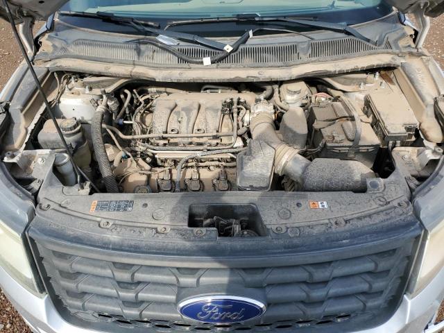 1FM5K8AR6GGC08568 - 2016 FORD EXPLORER POLICE INTERCEPTOR 灰色 照片 11