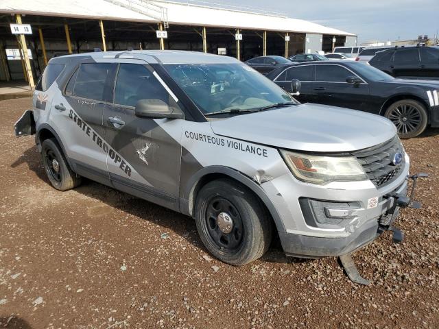 1FM5K8AR6GGC08568 - 2016 FORD EXPLORER POLICE INTERCEPTOR 灰色 照片 4