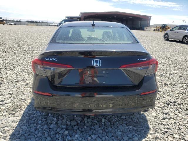 2HGFE2F55NH581218 - 2022 HONDA CIVIC SPORT BLACK photo 6