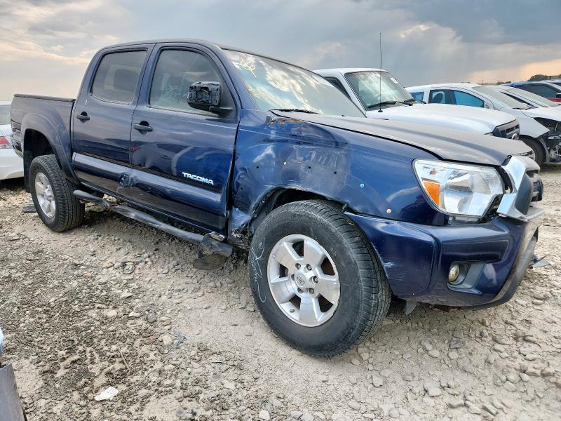 5TFJU4GN3DX033704 - 2013 TOYOTA TACOMA DOUBLE CAB PRERUNNER BLUE photo 4