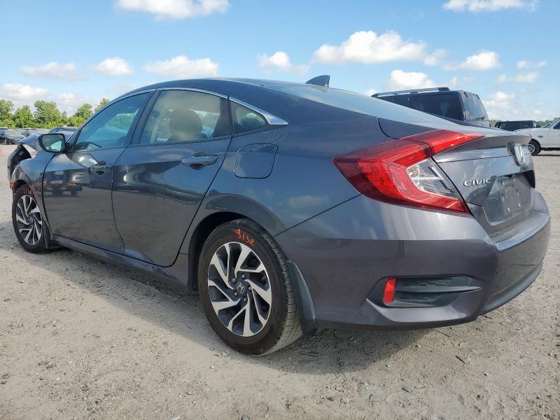 2HGFC2F71JH544412 - 2018 HONDA CIVIC EX رمادي صورة 2