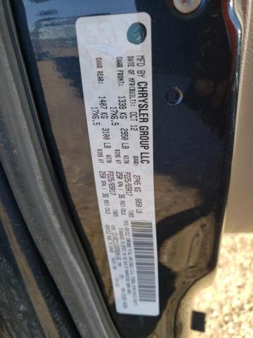 2C4RC1CG8DR594166 - 2013 CHRYSLER TOWN & COU TOURING L BLACK photo 13